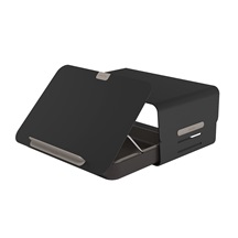 Dataflex Ergonomická stolní sada, (stojan,úložný box), černá, Addit Bento