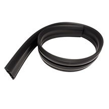 Dataflex Kabelová lišta PVC, na podlahu, 83 x 15 mm, délka 1,5m, černá