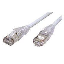Datwyler S/FTP patchkabel kat. 7, s konektory RJ45, CU 7702 flex, LSOH, 7,5m, šedý