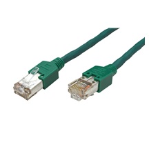 Datwyler STP patchkabel kat. 5e, CU 5502 flex PVC, TM11, 1,5m, zelený