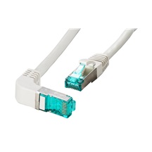 EFB S/FTP patchkabel kat. 6a, lomený konektor, 2m, LSOH, šedý