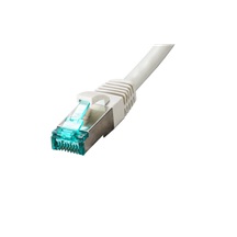 EFB S/FTP patchkabel kat. 6a, lomený konektor, 2m, LSOH, šedý