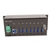 ExSys USB 5Gbps Hub, 7x USB3.0 A(F), kovový, na DIN lištu  (EX-1187HMVS)