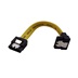 goobay Kabel datový SATA 6 Gb/s, lomený dolů, západky, 0,1m