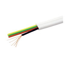 goobay Kabel telefonní 4 žíly, bílý, 100% měď, 100m, AWG30