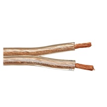 goobay Kabel k reproduktorům, 2x 4mm2, CCA, trasparentní, 10m