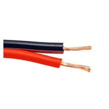 goobay Kabel k reproduktorům, 2x 0,5mm2, OFC měď, černo červený, 10m