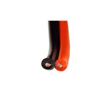 goobay Kabel k reproduktorům, 2x 0,5mm2, OFC měď, černo červený, 10m