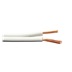 goobay Kabel k reproduktorům, 2x0,75mm2, OFC měď, bílý, 25m