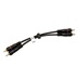 goobay HQ OFC kabel 2x Cinch (M) - 2x Cinch (M), 0,2m