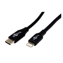 goobay Kabel USB C - Lightning, 2m, černý
