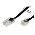 goobay Kabel telefonní RJ45 - RJ11, černý, 10m