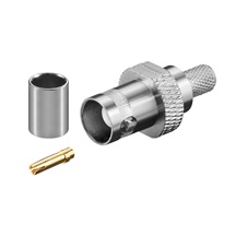 goobay BNC RG59F konektor na kabel, 75 Ohm