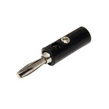 goobay Konektor "banánek" 4mm, černý