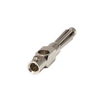 goobay Konektor "banánek" 4mm, izolace PVC, modrý