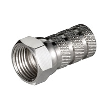 goobay F konektor pro kabel 5,2mm, šroubovací, měď