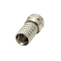 goobay F konektor pro kabel 6,0mm, šroubovací, zinek