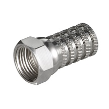 goobay F konektor pro kabel 6,0mm, šroubovací, měď
