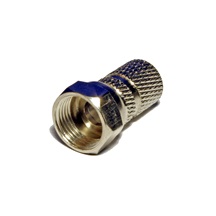 goobay F konektor pro kabel 7,3mm, šroubovací, měď