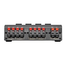 goobay Přepínač reproduktorů 1x stereo na 4x stereo, manuální