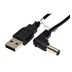 goobay Kabel napájecí USB -> souosý napájecí konektor 5,5x2,1mm, lomený 90°, 1,5m