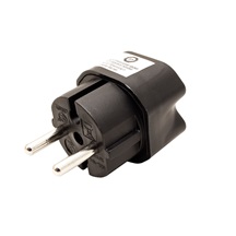 goobay Rozdvojka 230V, 2x typ C, černá