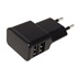 goobay Napájecí adaptér síťový (230V) - 2x USB, 2,4A, černý