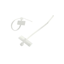 goobay Páska vázací 10cm x 2,5mm, místo na popis, 100ks, bílá