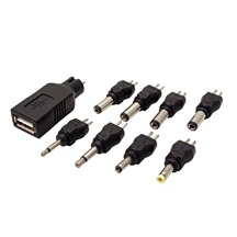 goobay Univerzální napájecí adaptér 3-12V/600mA s USB, černý