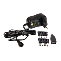 goobay Univerzální napájecí adaptér 3-12V/1A, 12W, černý