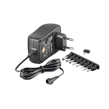 goobay Univerzální napájecí adaptér 3-12V/2,25A, černý