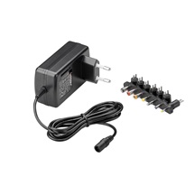 goobay Univerzální napájecí adaptér 9-24V/1,0-1,5A, černý