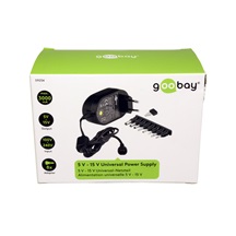 goobay Univerzální napájecí adaptér 5-15V/3A, 36W, černý