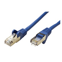 goobay FTP patchkabel kat. 5e, 0,5m, modrý