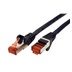 goobay S/FTP patchkabel kat. 6, LSOH, 30m, černý