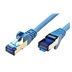 goobay S/FTP patchkabel kat. 6a, LSOH, 30m, modrý