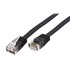 goobay UTP patchkabel kat. 6, plochý, 7m, černý