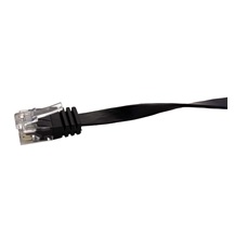 goobay UTP patchkabel kat. 6, plochý, 7m, černý