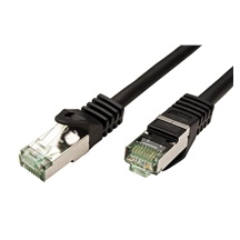 goobay S/FTP patchkabel kat. 8.1, LSOH, 10m, černý