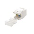 goobay Keystone konektor RJ45 kat. 5e, bílý, nestíněný, 180°