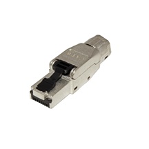 goobay Konektor RJ45 kat. 8.1, stíněný, na lanko / drát, montáž bez nástrojů