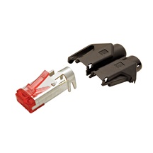 HiRose Konektor RJ45 kat. 6 stíněný, na lanko, TM21, černá krytka, 50ks
