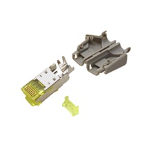 HiRose Konektor RJ45 kat. 6a stíněný, na lanko, TM31, šedá krytka, 50ks