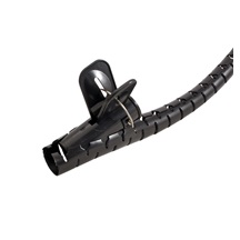 InLine Kabelový organizér, průměr 20mm, se zaváděcím nástrojem, 10m, černý