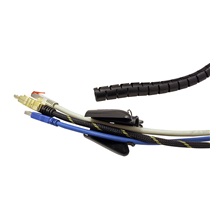 InLine Kabelový organizér, průměr 20mm, se zaváděcím nástrojem, 10m, černý