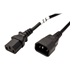 InLine Kabel síťový prodlužovací, IEC320 C14 - C13,  10m, černý