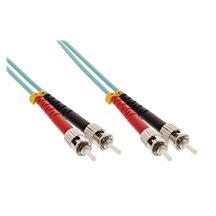 InLine Optický patchkabel ST-ST 50/125 (multi mode), duplex, OM3, LSOH, 7,5m