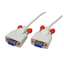 Lindy Křížený kabel FD9-FD9, 10m