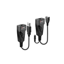 Lindy Prodlužovací adaptér USB 2.0 přes TP (RJ45) 100m