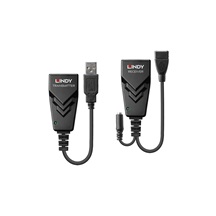 Lindy Prodlužovací adaptér USB 2.0 přes TP (RJ45) 100m